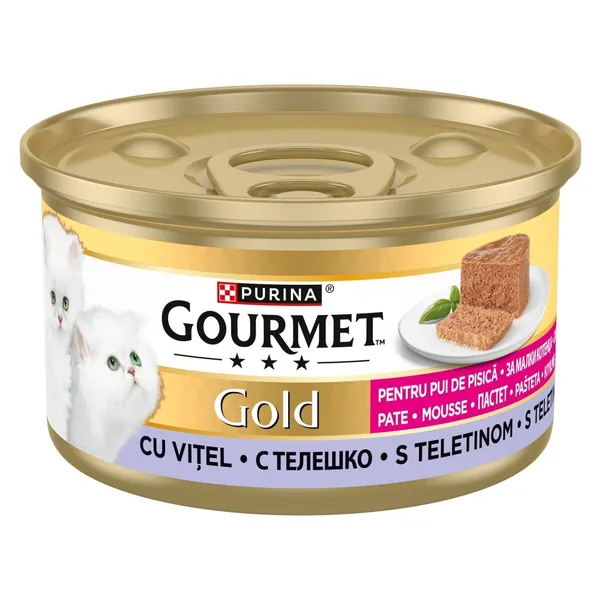 Hrana za mačke GOURMET Junior gold teletina 85g