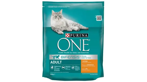 Hrana za mačke ONE granule piletina 800g