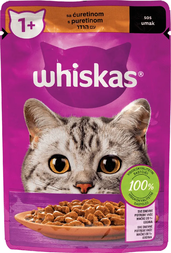 Hrana za mačke WHISKAS Adult ćuretina 85g