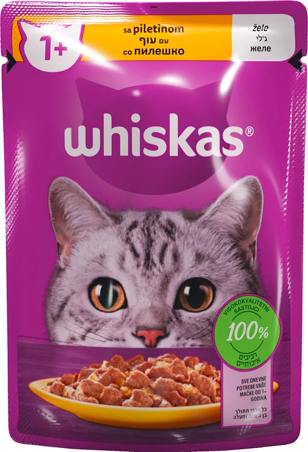 Hrana za mačke WHISKAS Adult piletina 85g