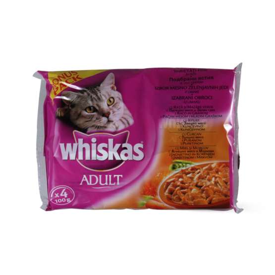 Hrana za mačke WHISKAS izabrani obroci u sosu 400g
