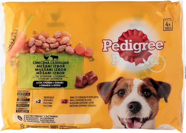 Hrana za pse PEDIGREE 4x100g