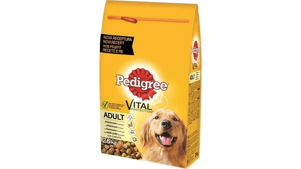 Hrana za pse PEDIGREE briketi, živ. i povrće 2.6kg