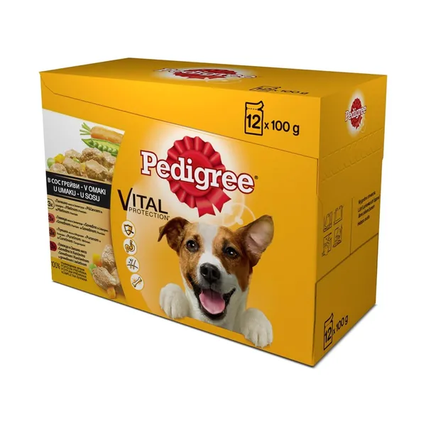 Hrana za pse PEDIGREE kesice 12x100g