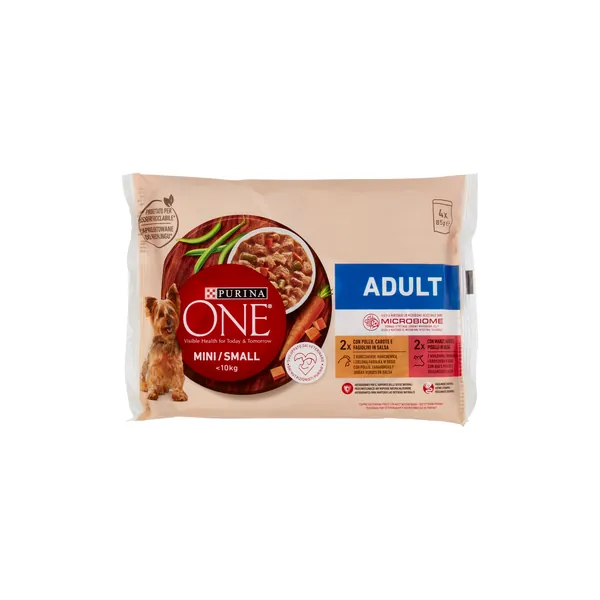 Hrana za pse PURINA ONE adult piletina u sosu 4x85g