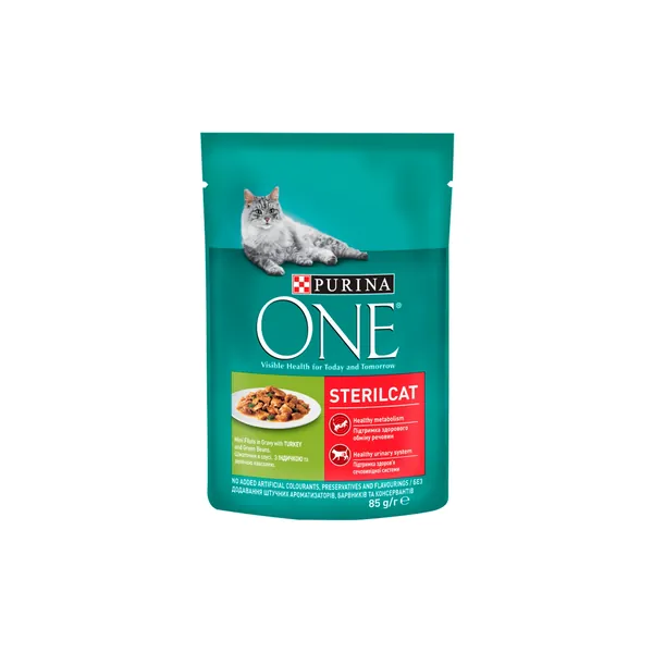 Hrana za pse PURINA One hrana za sterilisane mačke ćuretina 85g