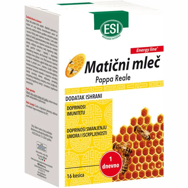 Imunitet ESI Royal Jelly - matični mleč 16 kca