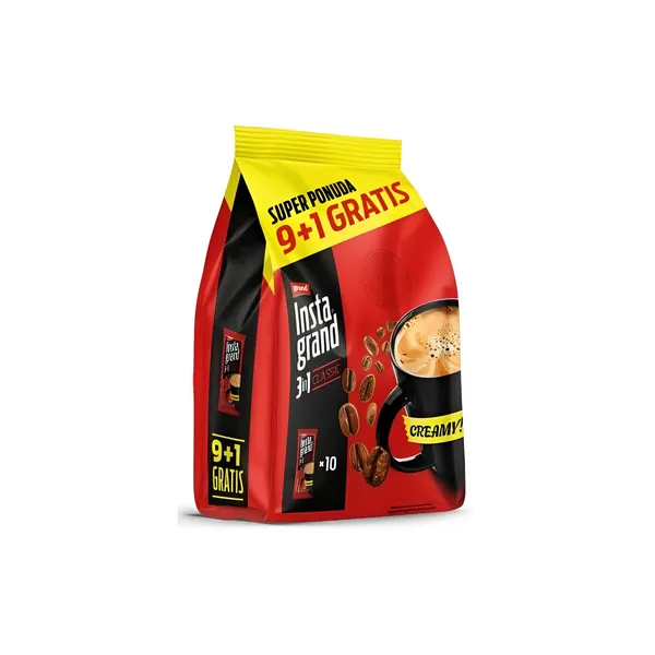 Instant kafa GRAND 3u1 classic 200g 9+1 gratis