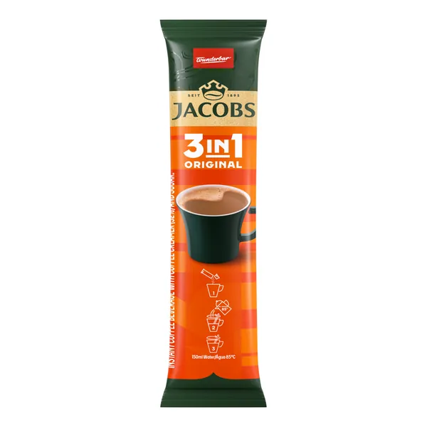 Instant kafa JACOBS 3u1 15.2g