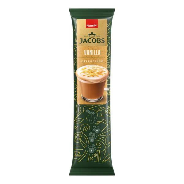 Instant kafa JACOBS cappuccino vanilla 12g