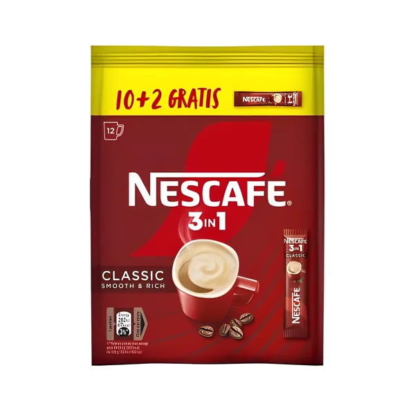Instant kafa NESCAFE 3in1 classic 15,5g 10+2 gratis