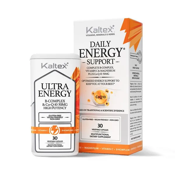 Jačanje organizma KALTEX Ultra energy b-complex & co-q-10 50mg high potency, 30 kapsula