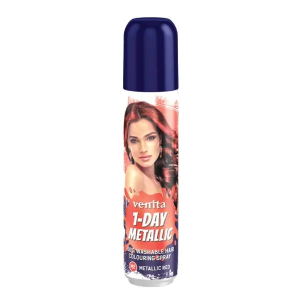 Jednokratni sprej za farbanje kose VENITA - Metalic Red 2, 50ml