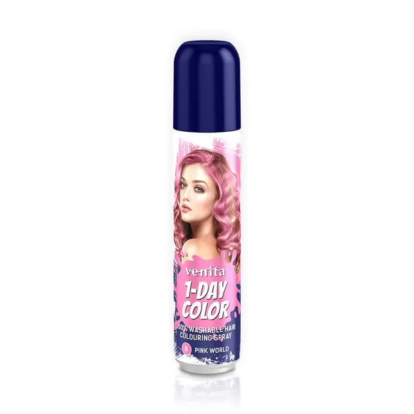 Jednokratni sprej za farbanje kose VENITA - Pink Word 8, 50ml