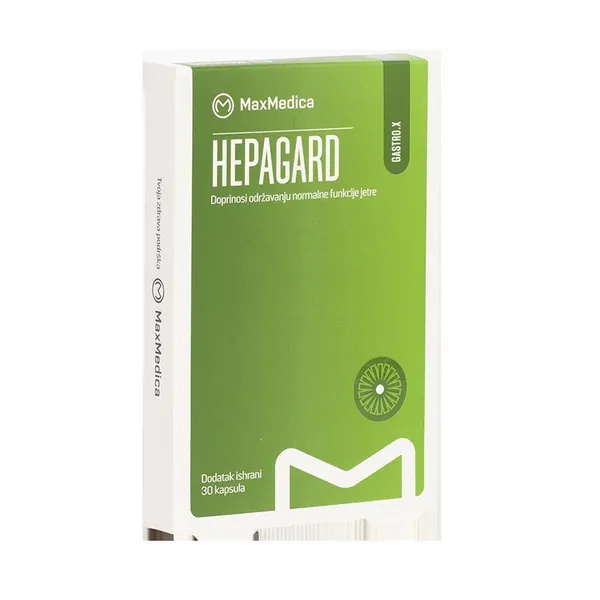Jetra i detoksikacija MAXMEDICA Hepagard kaps A30