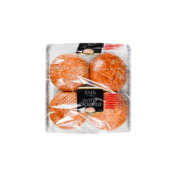 Kajzerice HLEB&KIFLE burger 4x80g