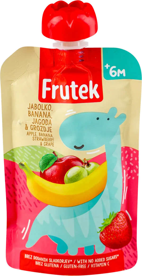 Kašice FRUTEK kaša jabuka.banana i jagoda 100g