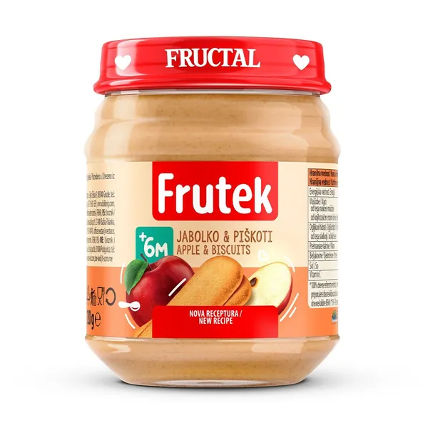 Kašice FRUTEK kašica od jabuka i keks 120 gr