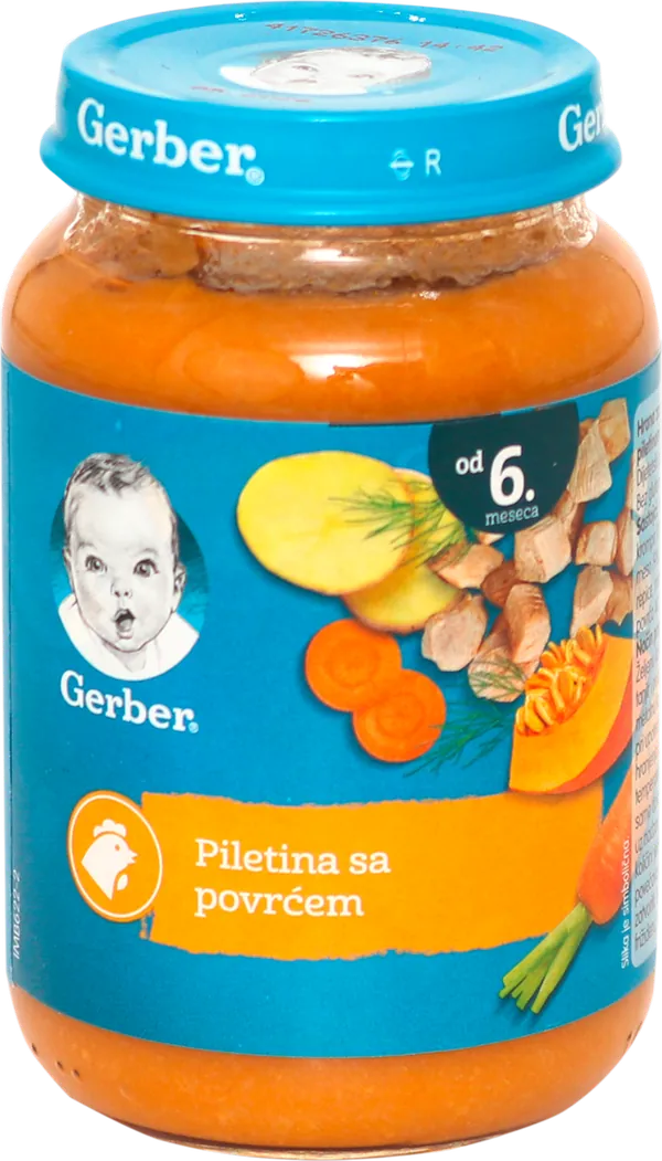 Kašice GERBER kašica piletina sa povrćem 190g