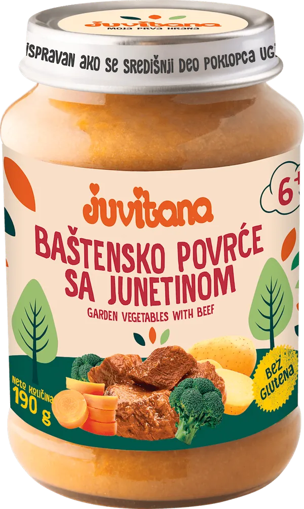 Kašice JUVITANA kašica od baštenskog povrća sa junetinom 190g