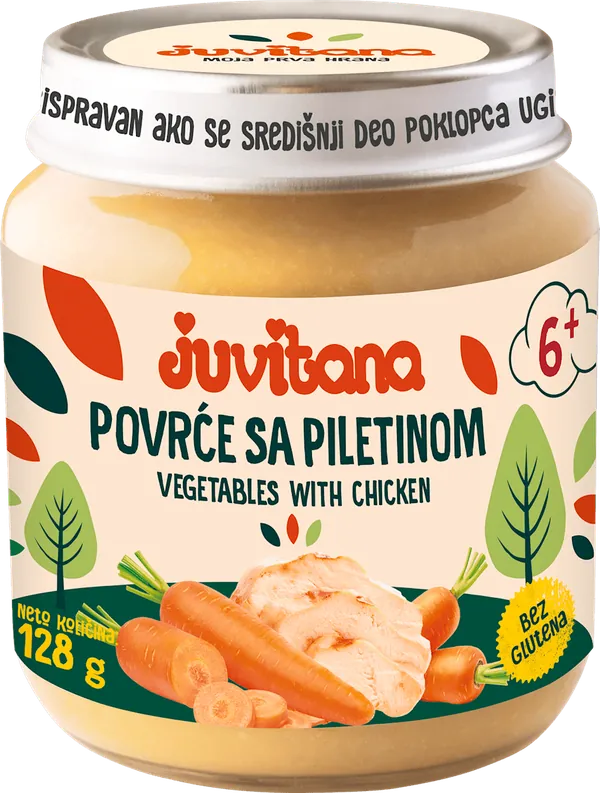 Kašice JUVITANA kašica od povrća sa piletinom 128g