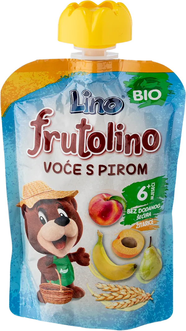Kašice LINO Fruto bio pouch voće sa speltom 100g