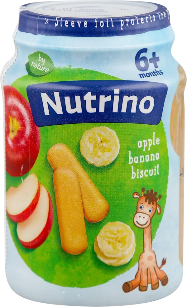 Kašice NUTRINO kašica jabuka, banana i keks 6m+, 190g