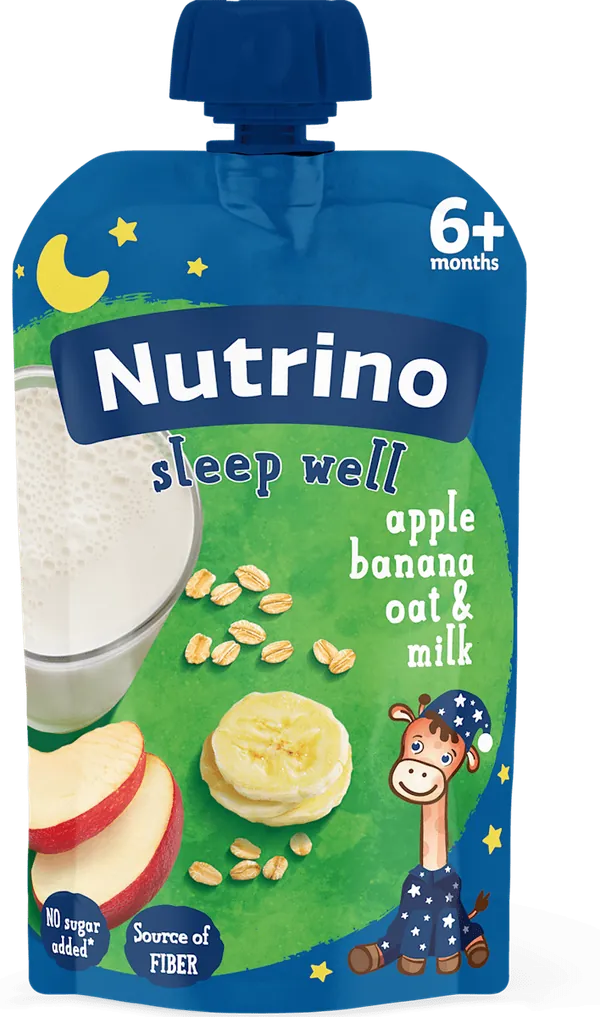 Kašice NUTRINO noćni pauč - jabuka, banana, ovas i mleko 100g