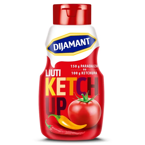 Kečap DIJAMANT ljuti flakon 500g