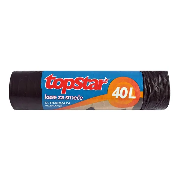 Kesa za smeće TOP STAR sa trakom 40l 12kom