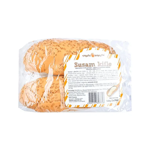 Kifla TVOJIH 5 MINUTA susam 2x70g