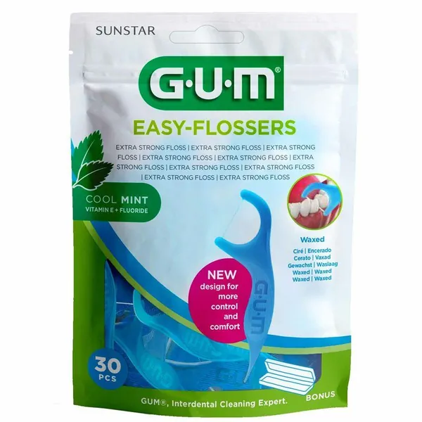 Konac i čačkalica za zube GUM Easy Flossers 30kom