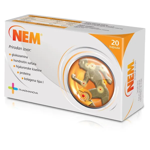 Kosti, zglobovi i mišići PHARMANOVA CO-PHN Pharmanova NEM 20x500mg kapsule