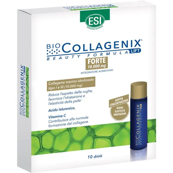 Koža, kosa i nokti ESI Biocollagenix forte drink 10x30 ml