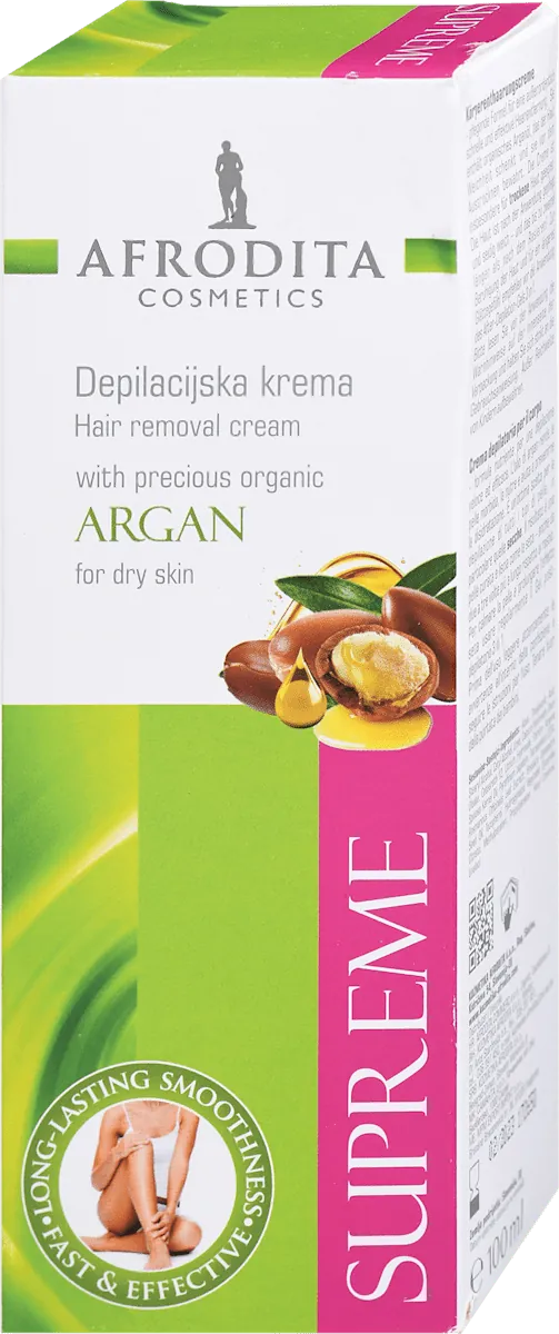 Krema za depilaciju AFRODITA Supreme Argan , 100ml