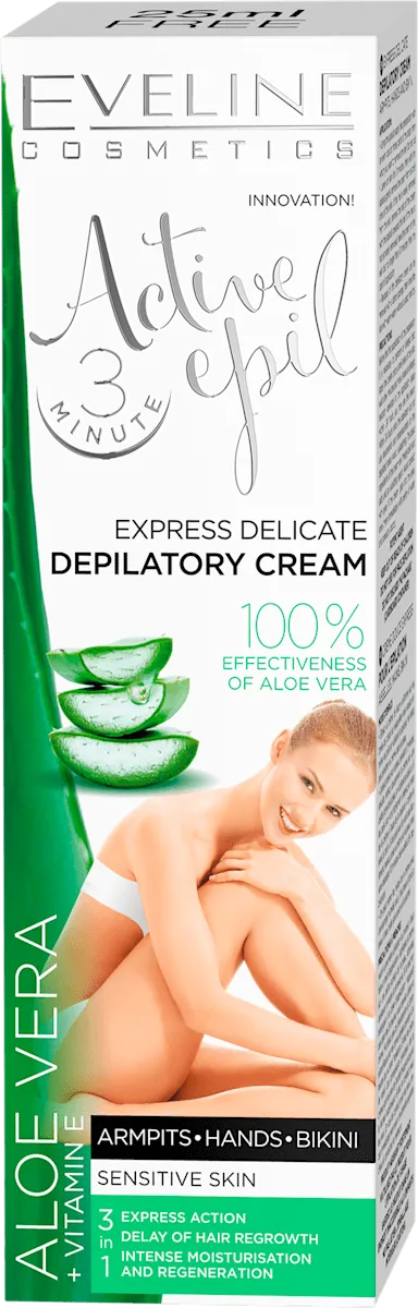 Krema za depilaciju EVELINE Active epil Aloe vera 125ml