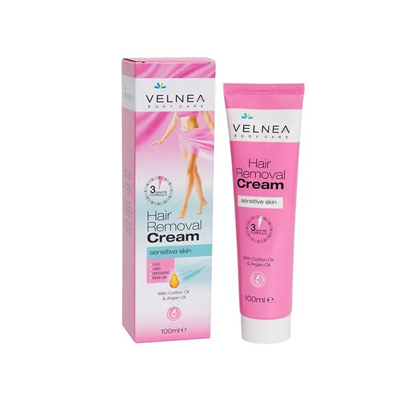 Krema za depilaciju VELNEA depilaciona krema za osetljivu kožu 100ml