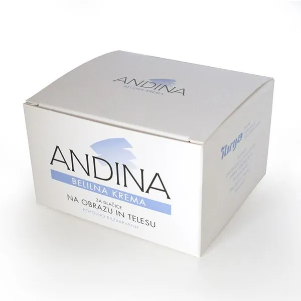 Krema za izbeljivanje dlačica ANDINA 30ml