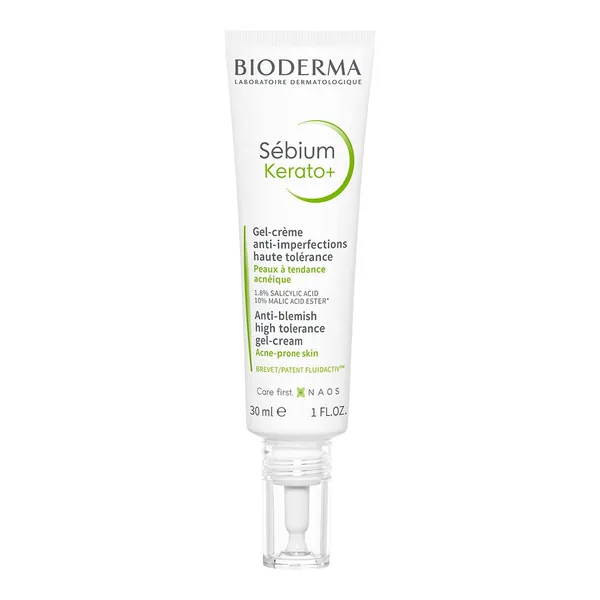 Krema za lice BIODERMA Sabium Kerato+ Gel-krema visoke tolerancije protiv nesavršenosti, 30ml