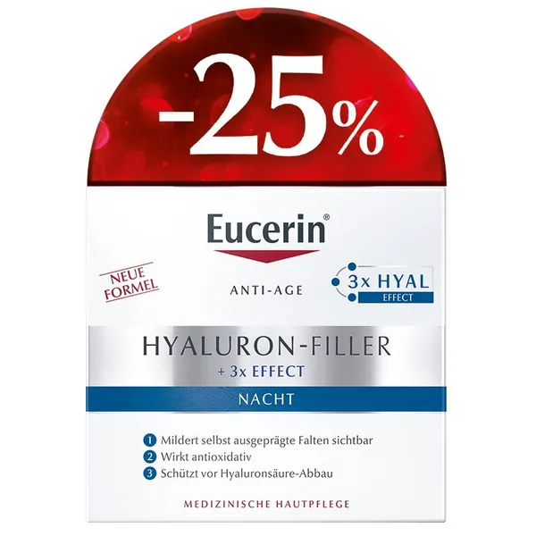 Krema za lice EUCERIN box hyaluron filler noćna krema 50ml