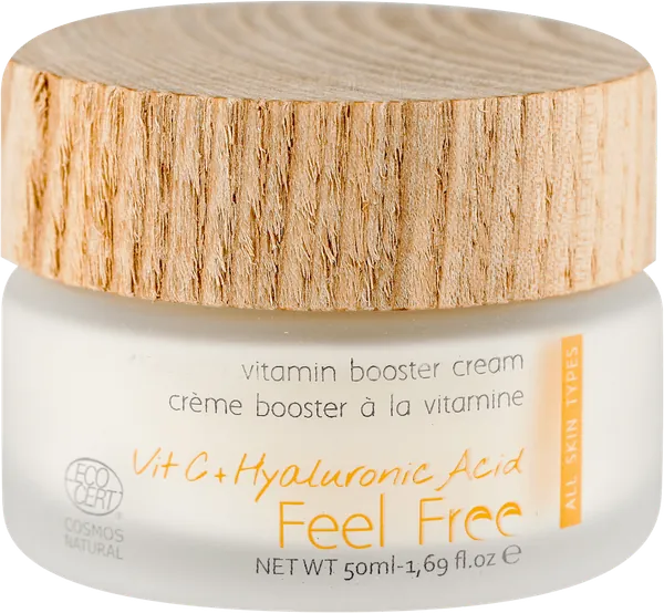 Krema za lice FEEL FREE Vitamin C + Hijaluronska kiselina dnevna, 50 ml