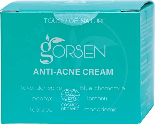 Krema za lice GORSEN anti-akne, 50 ml