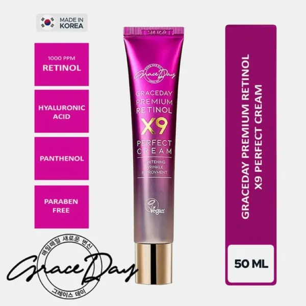 Krema za lice GRACE DAY premium retinol X9 50 ml