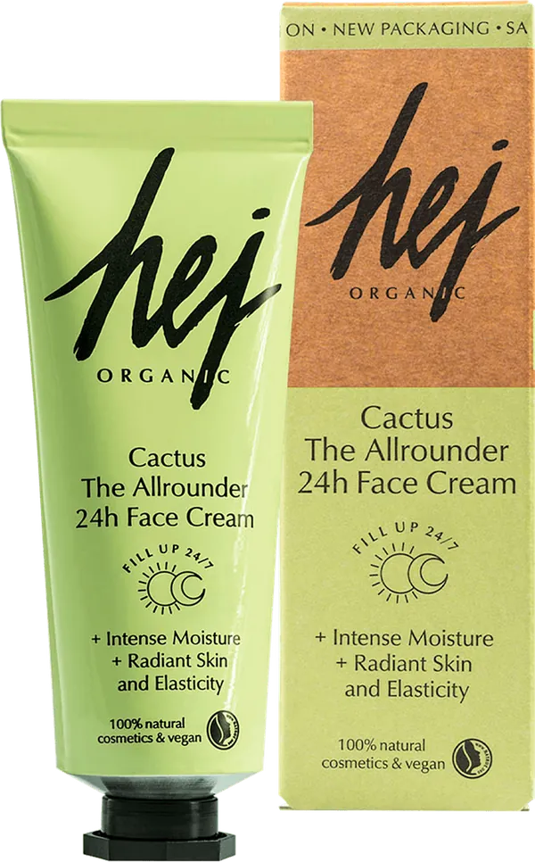 Krema za lice HEJ ORGANIC Cactus The Allrounder 24h, 50 ml
