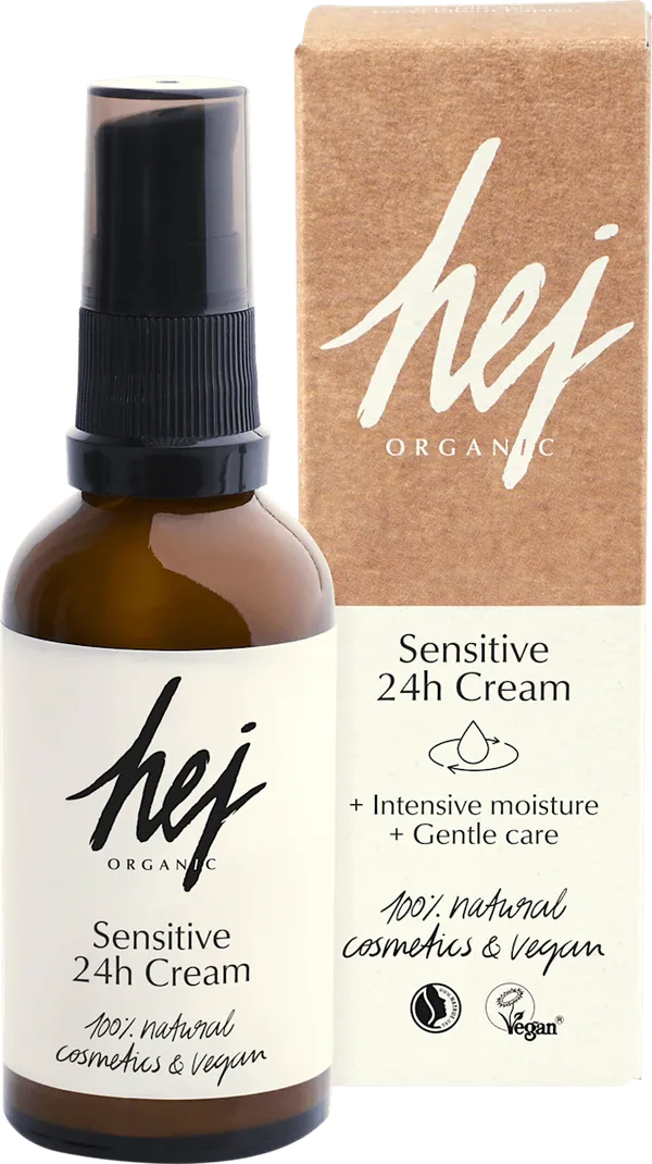 Krema za lice HEJ ORGANIC Sensitive 24h, 50 ml