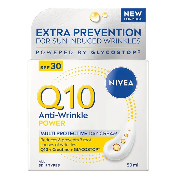 Krema za lice NIVEA Q10 Power Extra Firming dnevna krema protiv bora sa SPF30 50ml