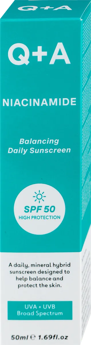 Krema za lice Q+A niacinamide SPF 50, 50 ml
