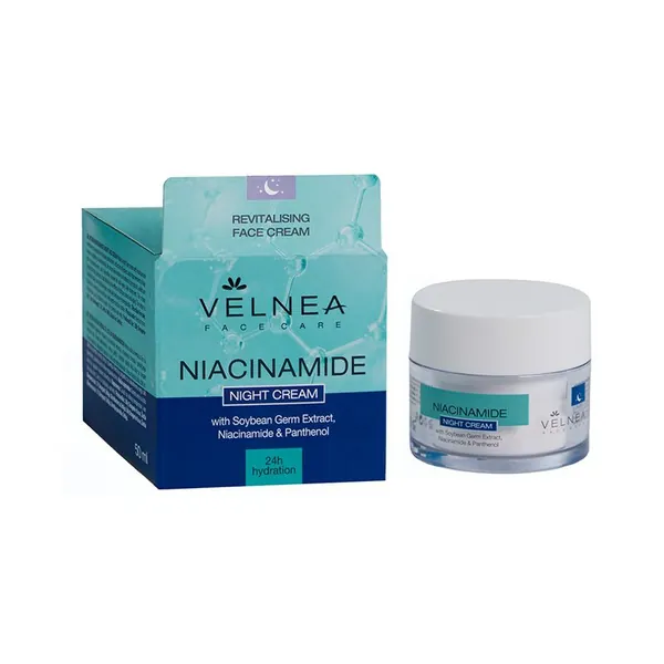 Krema za lice VELNEA noćna sa niacinamidom 50ml