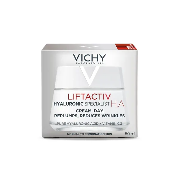Krema za lice VICHY Liftactiv hyaluronic specialist h.a. Dnevna nega za korekciju bora i čvrstine kože, normalna do mešovita koža 50 ml