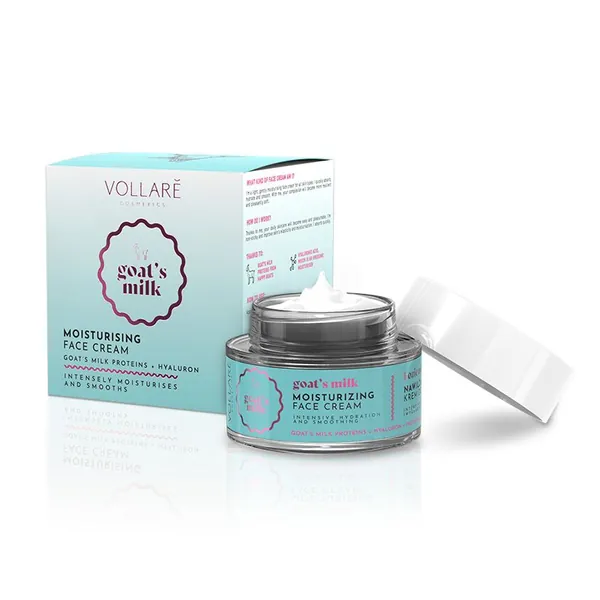 Krema za lice VOLLARE kozje mleko Hijaluron 50ml